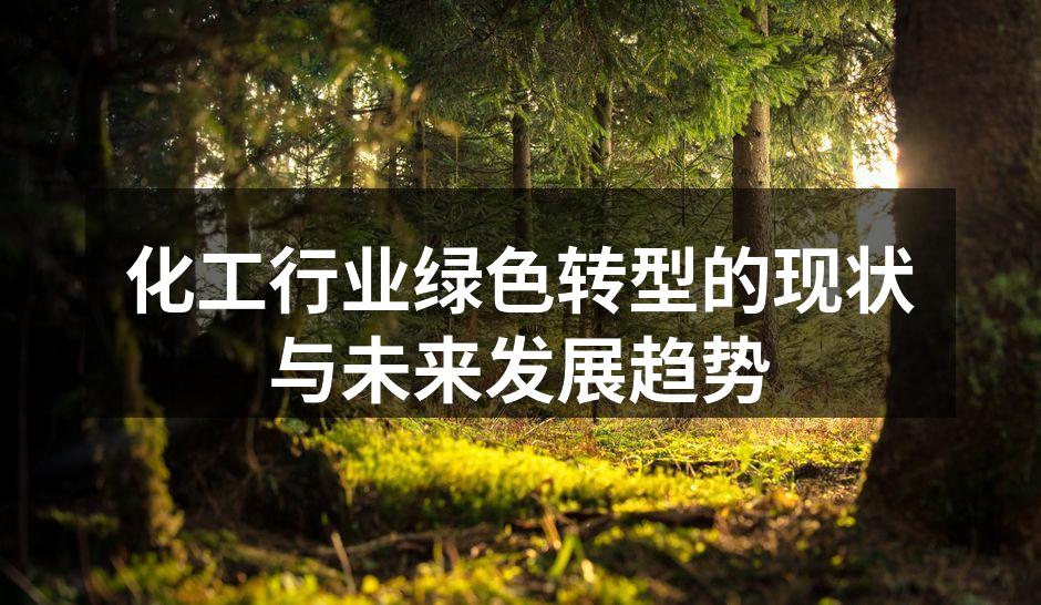 化工行业绿色转型的现状与未来发展趋势